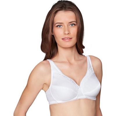 Playtex White lace non padded bra